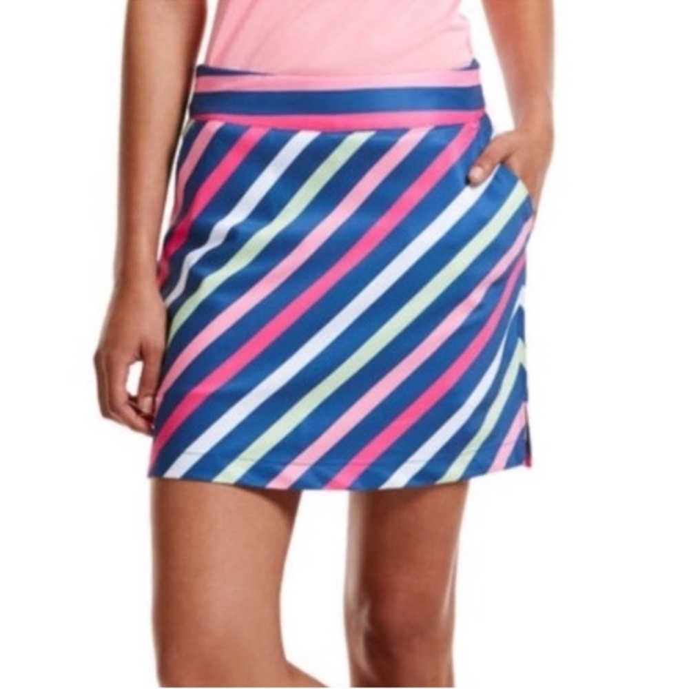 Vineyard Vines Striped Golf Tennis Pickleball Skort Performance 4 - Picture 2 of 11